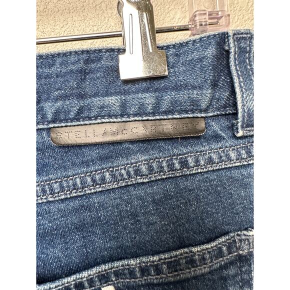 Stella McCartney Star Appliqué Jeans Blue Women’s US 28 Straight - Picture 9 of 16